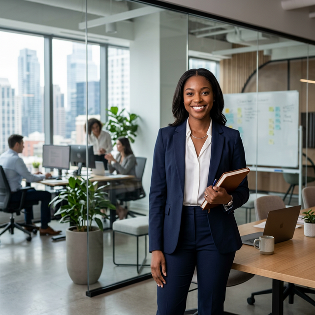 Job seeker preparing for a career